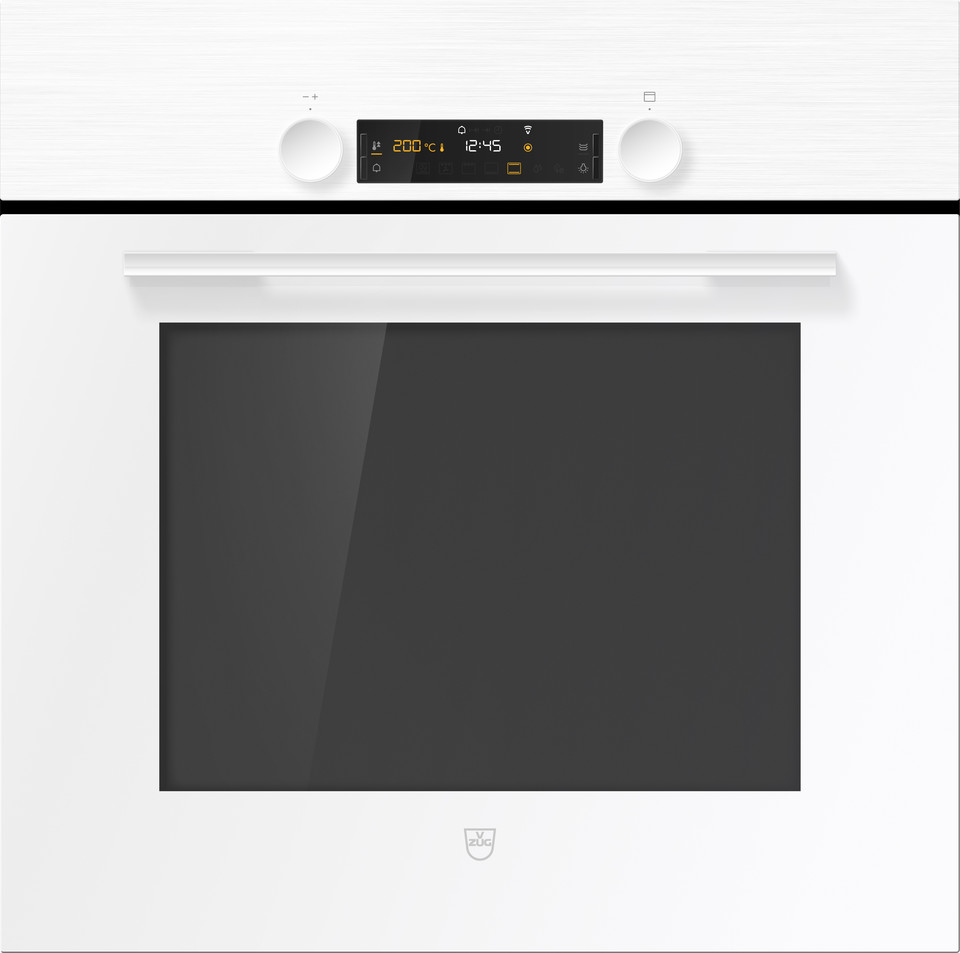 V-ZUG Backofen Combair V600, Breitennorm: 60 cm, Höhennorm: 60 cm, Weiss, Griff: Weiss, Einbau in Unterschrank, Drehschalter, V-ZUG-Home