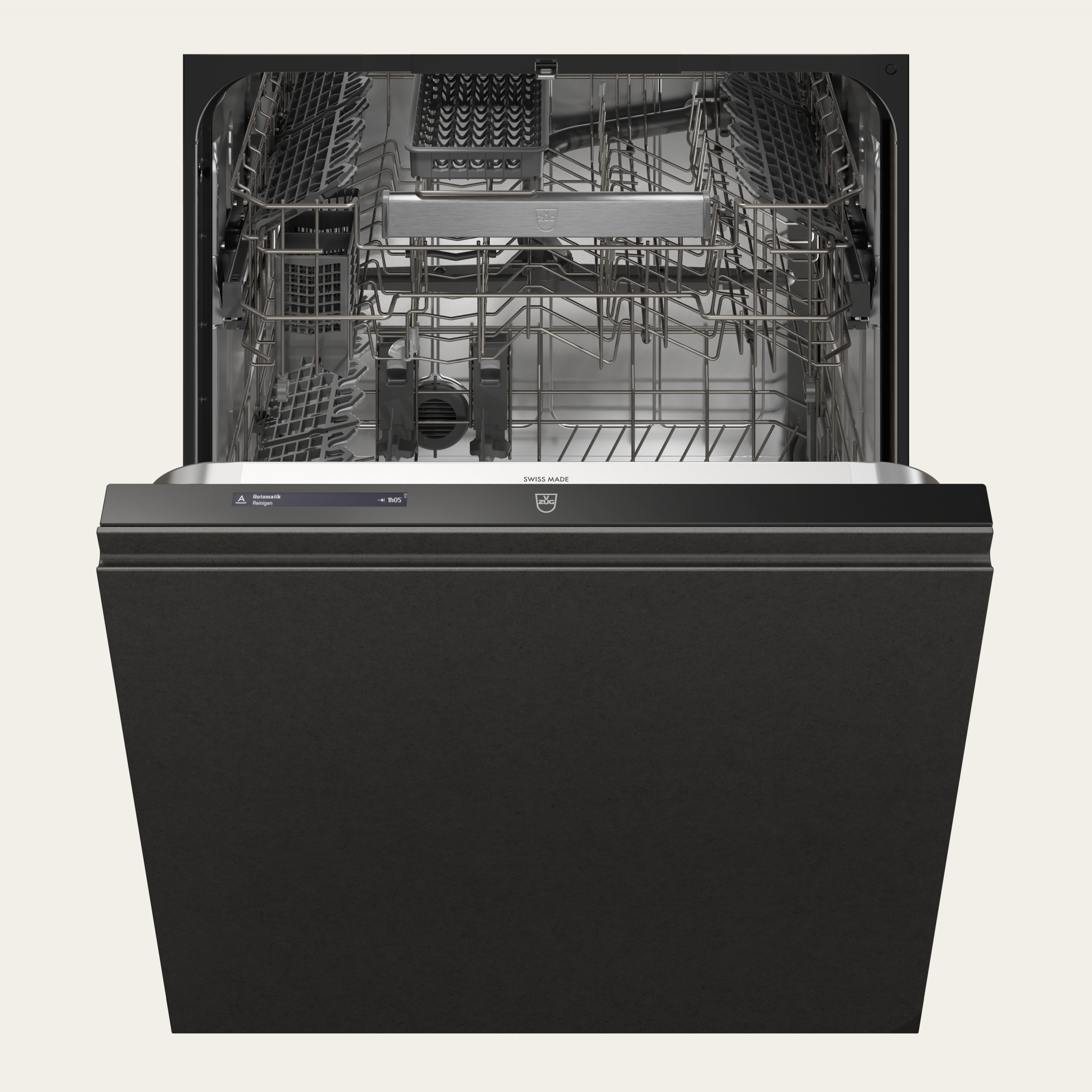 V-ZUG Lave-vaisselle AdoraVaisselle V6000 V, Norme largeur: 60 cm, Entièrement intégrable, V-ZUG-Home, Tôle coulissante, Ecran LCD