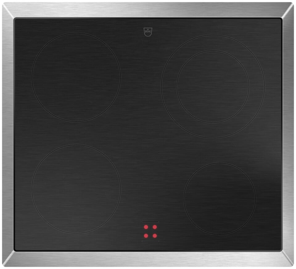 V-ZUG Table de cuisson CookTop V200 E604, Corps de chauffe à rayonnement, Norme