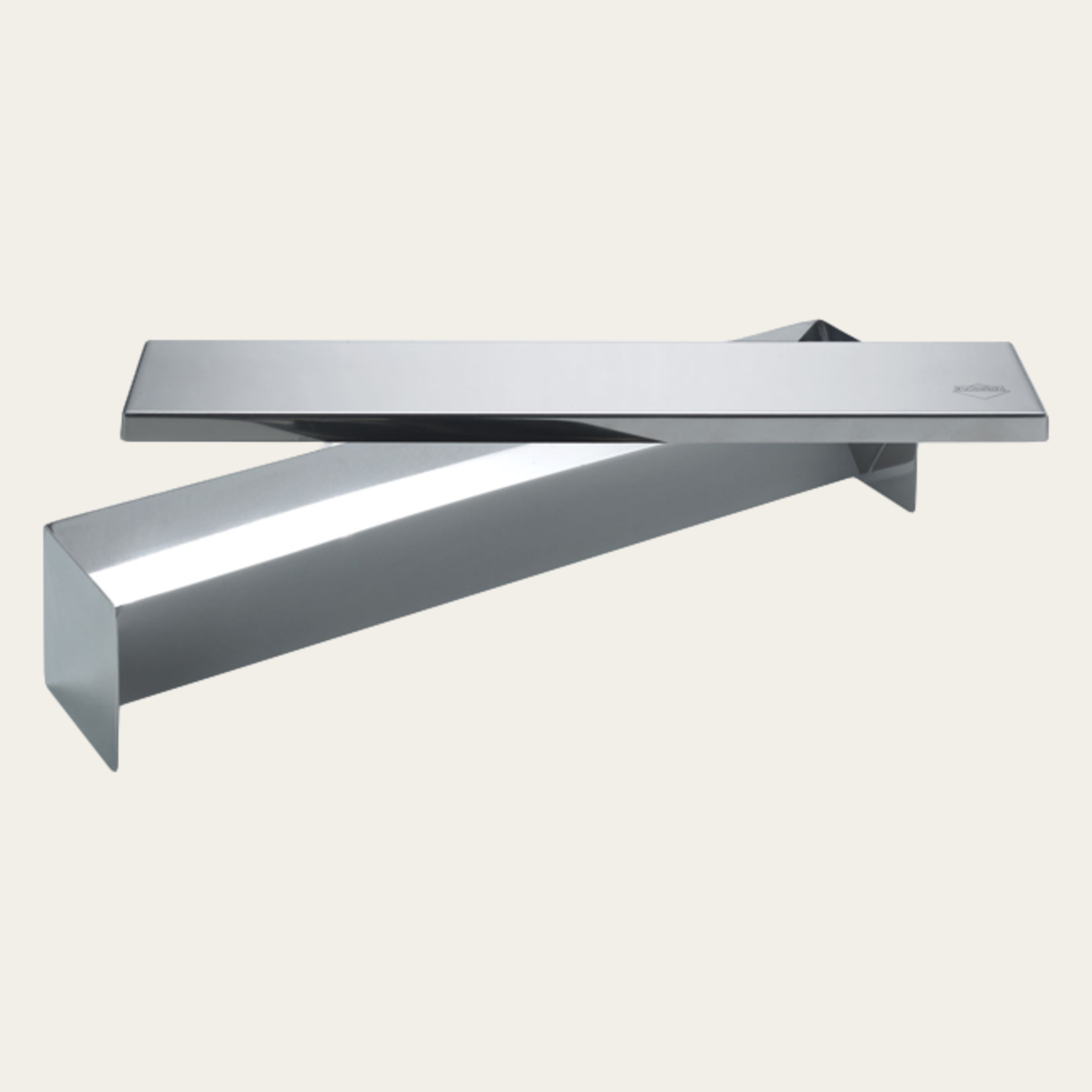 Moule à terrine en acier inox, triangulaire, 55 × 55× 300 mm