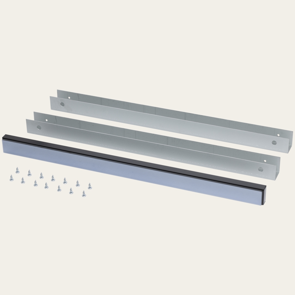 Cornice adattrice, vetro a specchio, larghezza 55 cm, altezza 3,5 mm