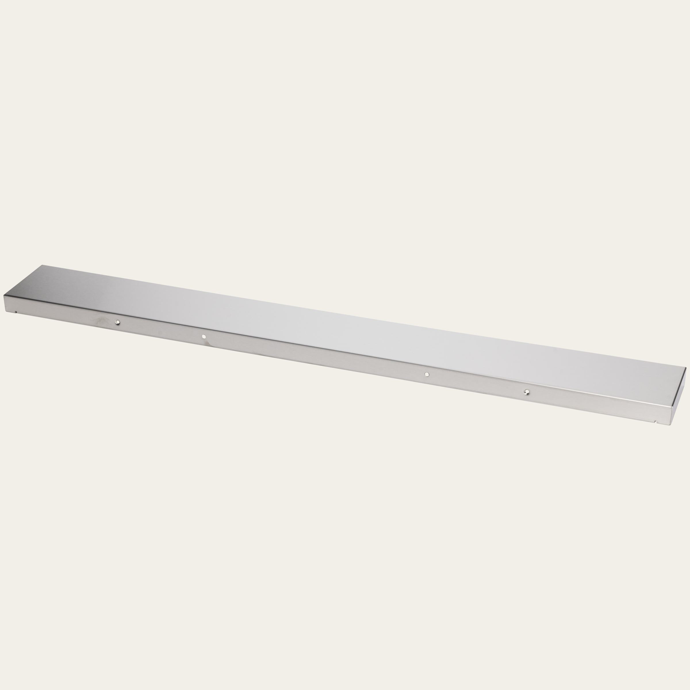 End profile, W 895 x D 350 - 370 mm, ChromeClass