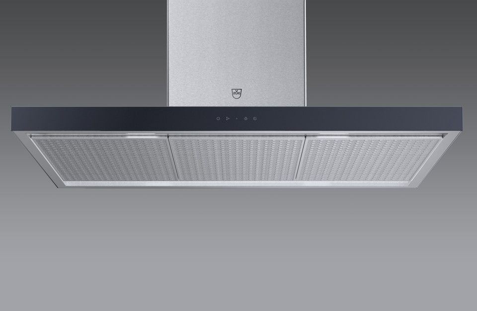 V-ZUG Inselhaube DIPQ12, Breite 120 cm, Abluft, Design Glas
