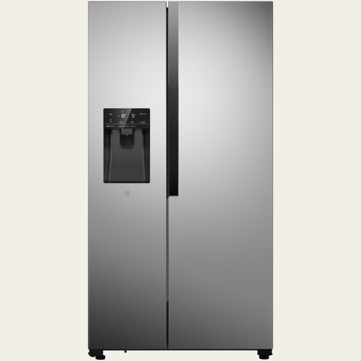 V-ZUG Refrigerator/freezer FoodCenter V2000, ChromeDesign, Energy efficiency rating: E, TouchControl, NoFrost