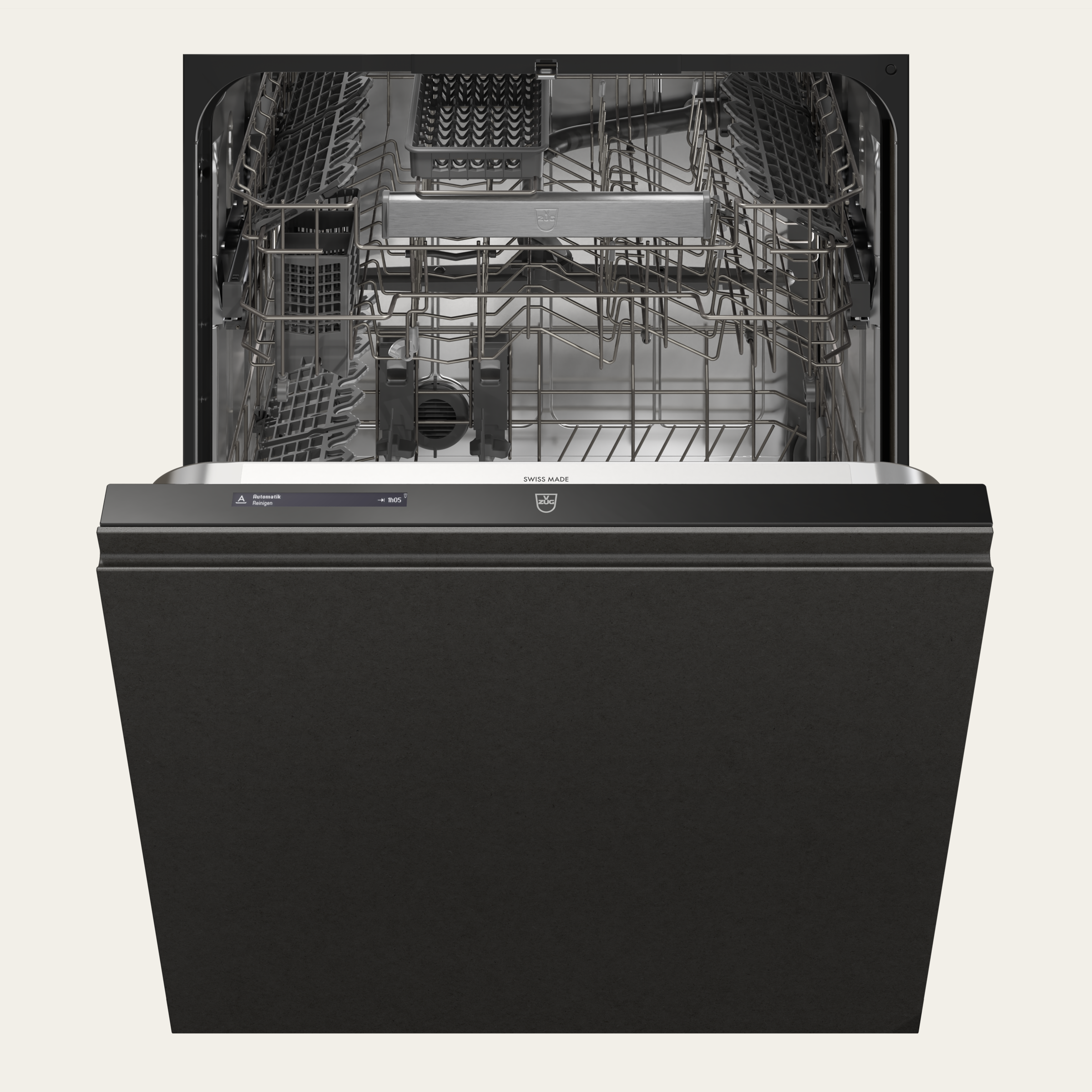 V-ZUG Dishwasher AdoraDish V6000 V, Standard width: 60 cm, Fully integratable, V-ZUG-Home, LCD