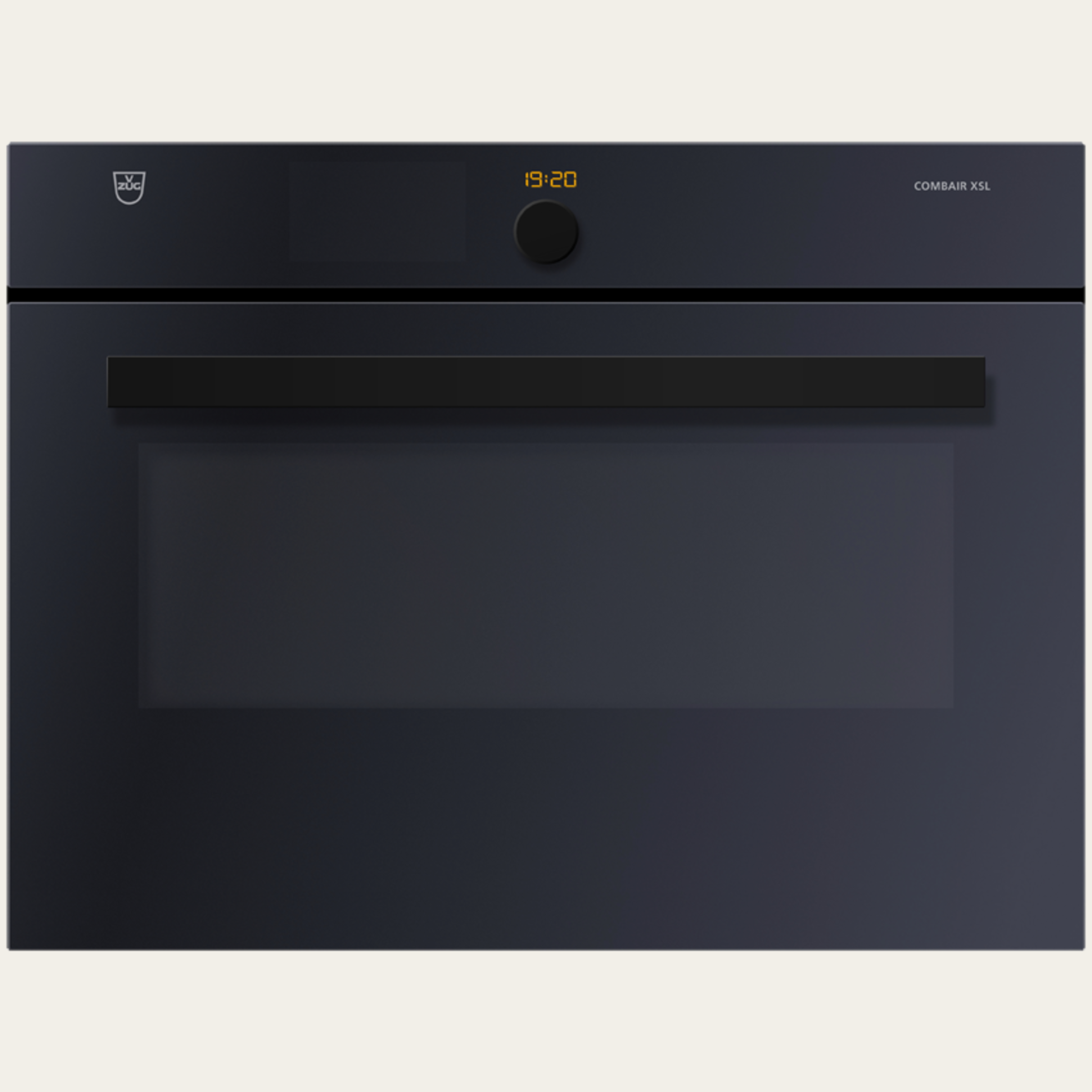 V-ZUG Backofen Combair XSL 60, Breitennorm: 60 cm, Höhennorm: 45 cm, Spiegelglas Schwarz, Griff: Designgriff Nero, TouchControl und Einstellknopf, V-ZUG-Home,TopClean
