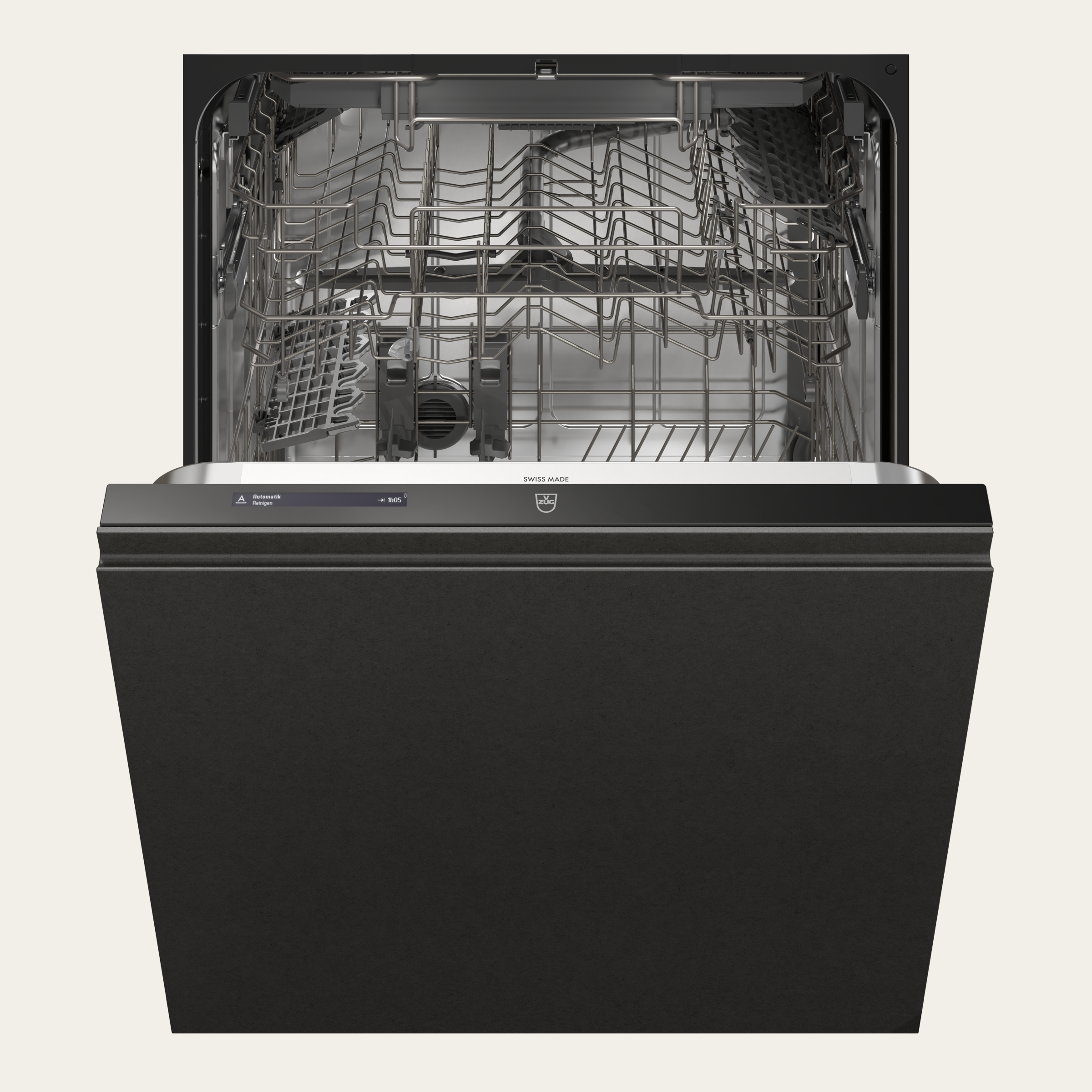 V-ZUG Lave-vaisselle AdoraVaisselle V2000 VGBC, Norme largeur: 55 cm, Entièrement intégrable, Grand volume, V-ZUG-Home, Tous les raccordements (eau et électricité): 3 m, Tiroir à couverts ergoPlus avec SoftSlide, Ecran LCD