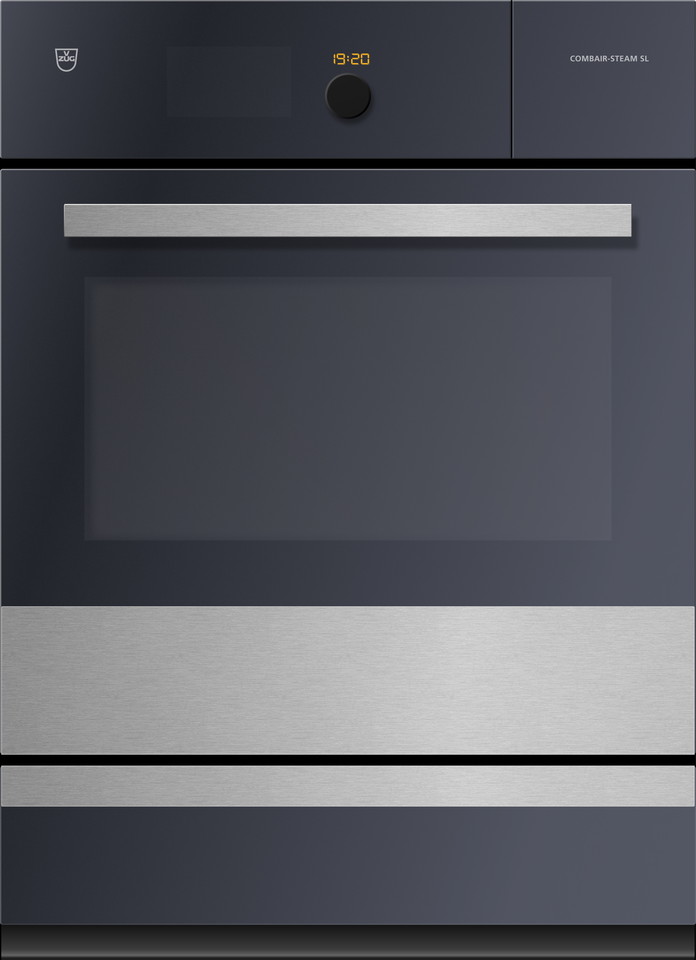 V-ZUG Steamer Combair-Steam SL, larghezza 55 cm, design ChromeClass, maniglia design cromata, 230 o 400V, cassetto riscaldabile dell'appareccio, V-ZUG-Home WLAN et Bluetooth