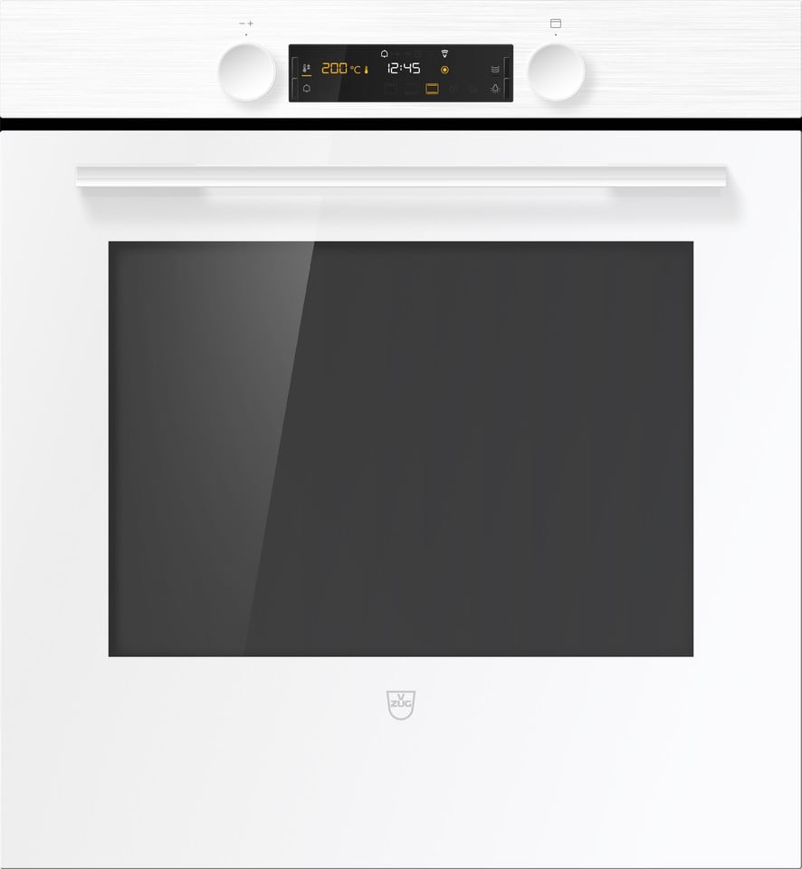 V-ZUG Oven Combair V600, Standard width: 55 cm, Standard height: 60 cm, White, Handle: white, dial, V-ZUG-Home