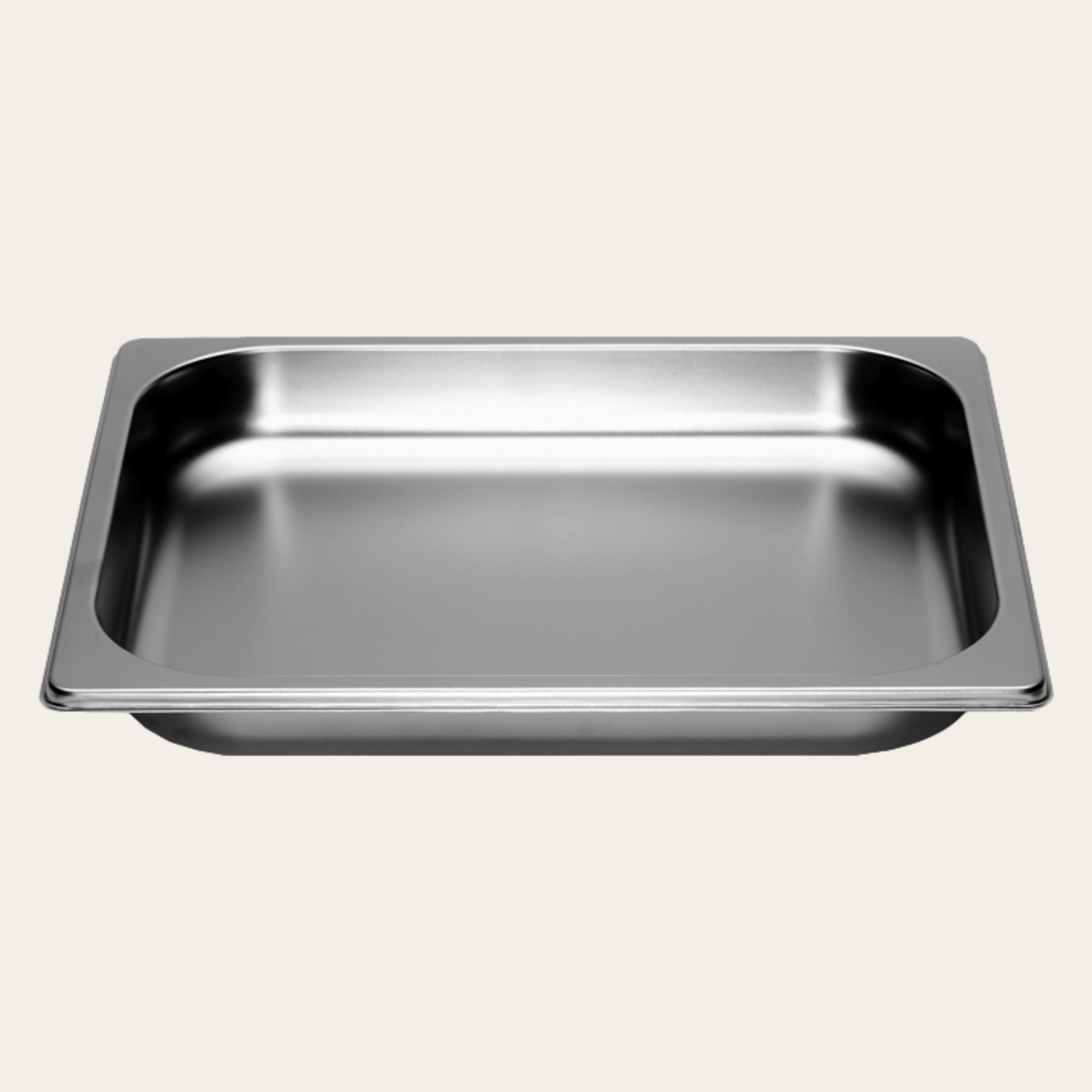 Bac de cuisson en acier inox, non perforé, 1/2 GN, hauteur 40 mm