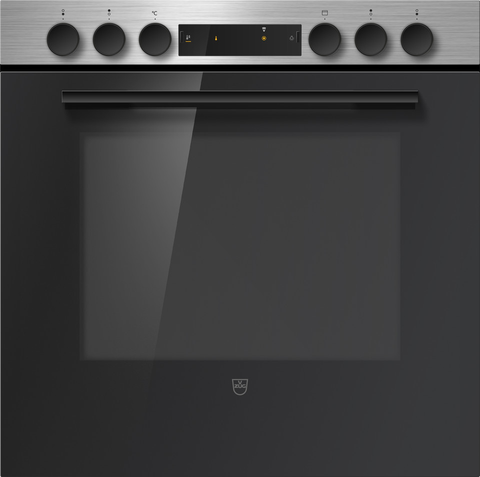 V-ZUG Cucina, Combair V400, Standard di larghezza: 60.0 cm, Norma per l'altezza: 60.0 cm, ChromeClass, interruttore girevole, V-ZUG Home,TopClean, Maniglia: Nero, Numero di zone di cottura: 4.0