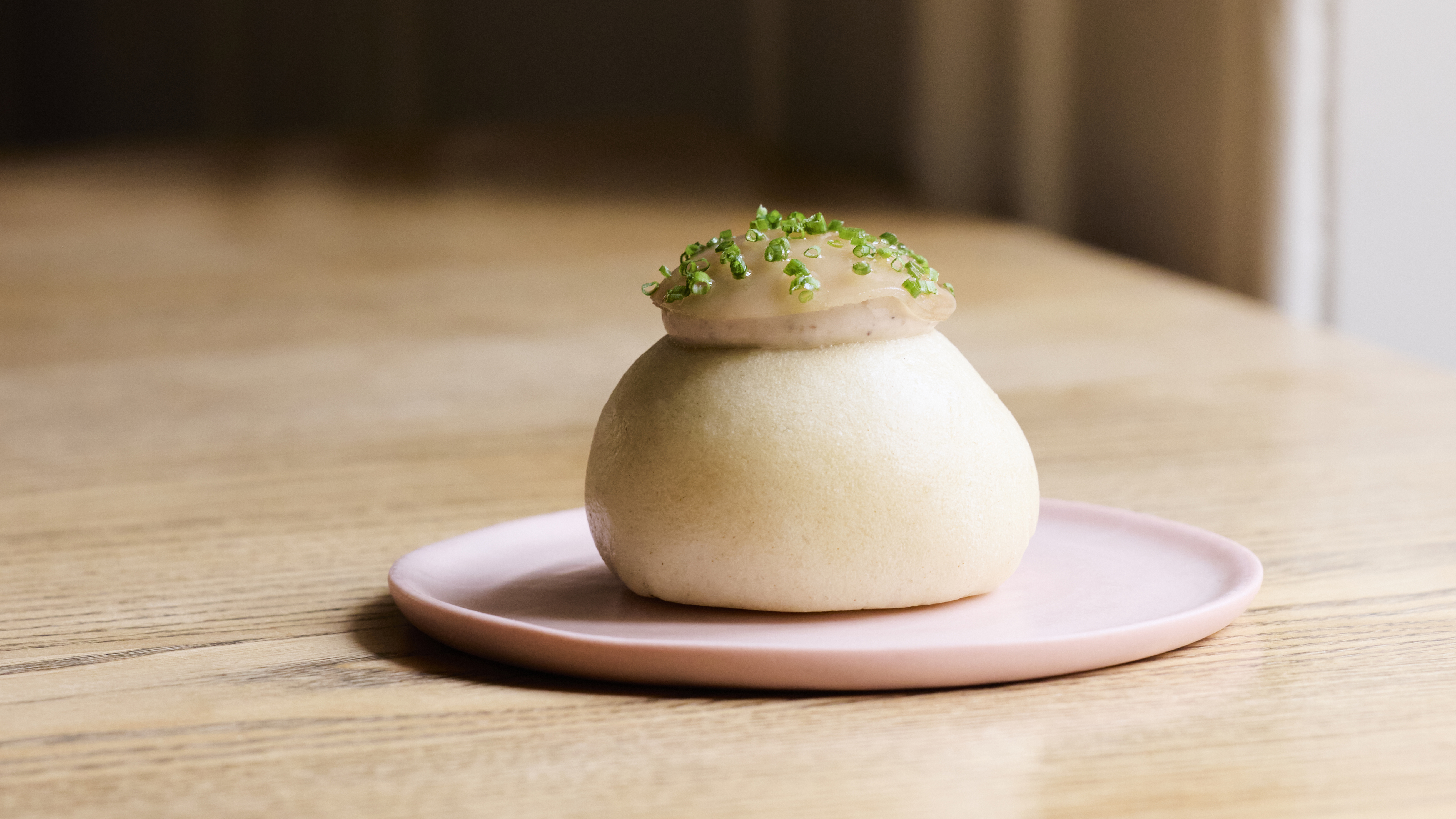 Buns aux champignons et à la truffe cuits à la vapeur