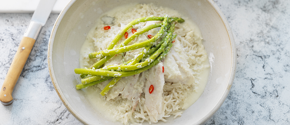 Bar à la noix de coco, au citron vert et au piment