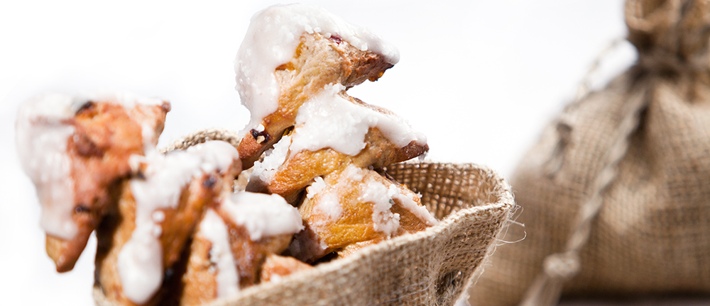 Petits pains en forme de sapin