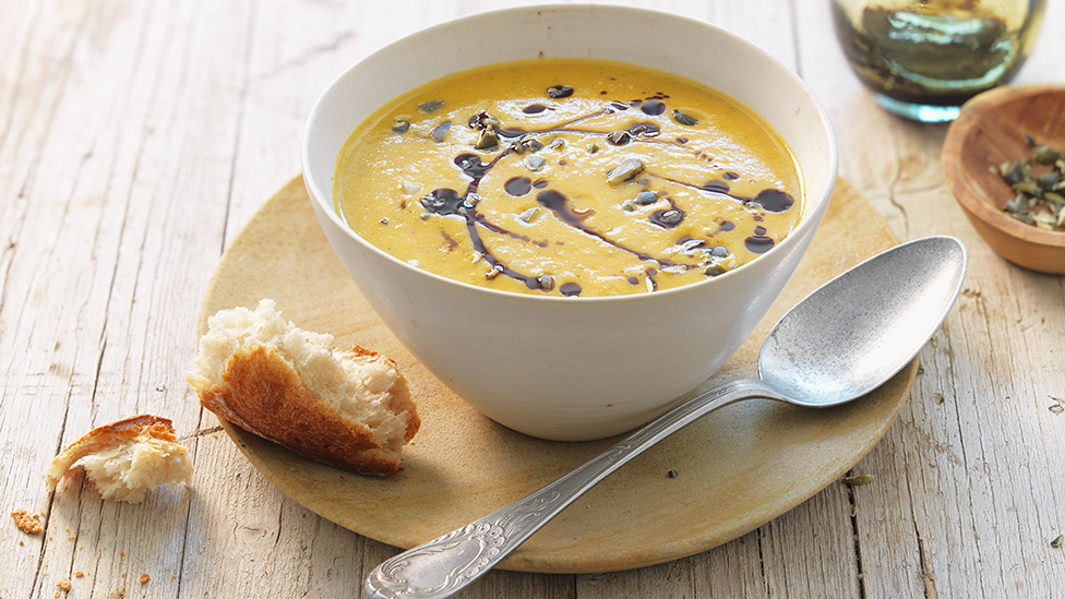 Roasted pumpkin soup