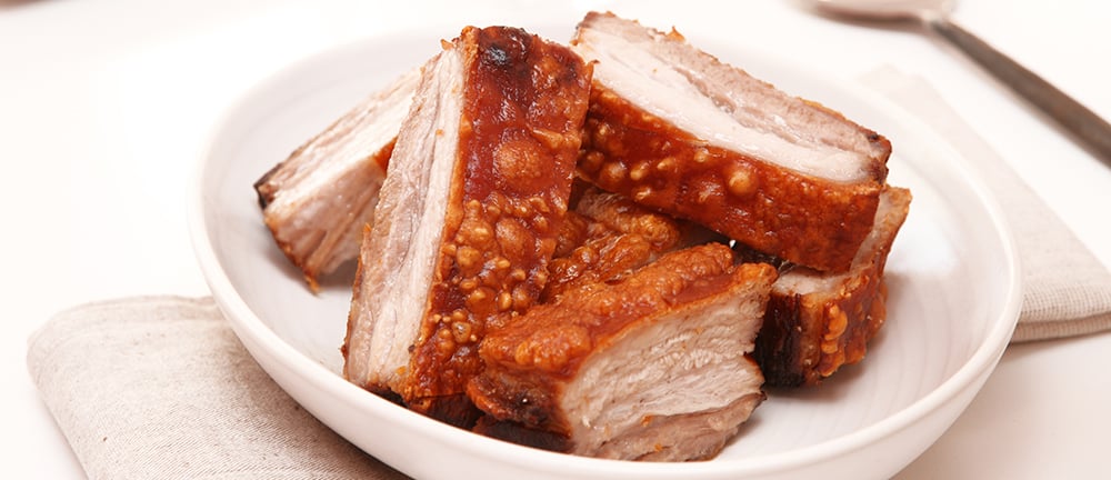 Crispy pork belly