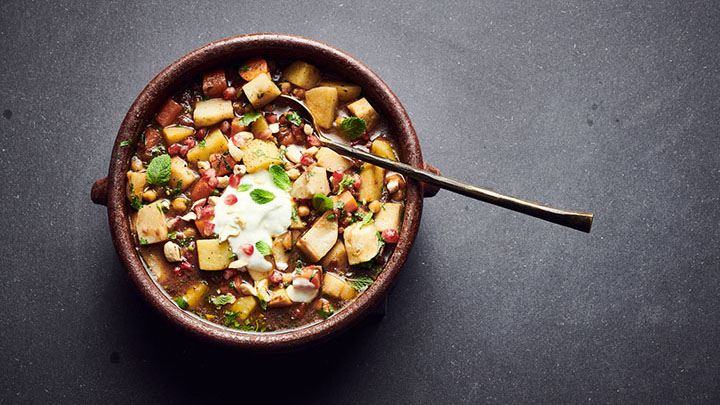 Tajine con verdure