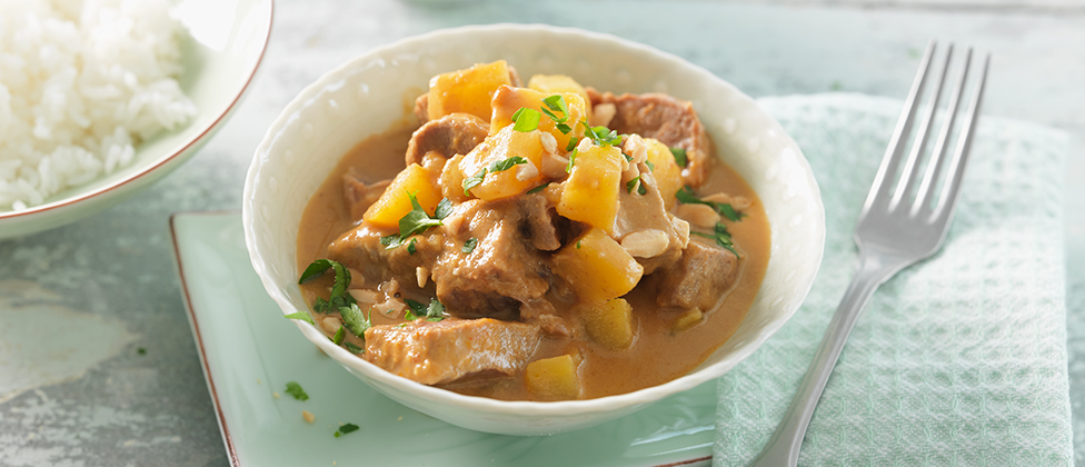 Massaman curry con manzo