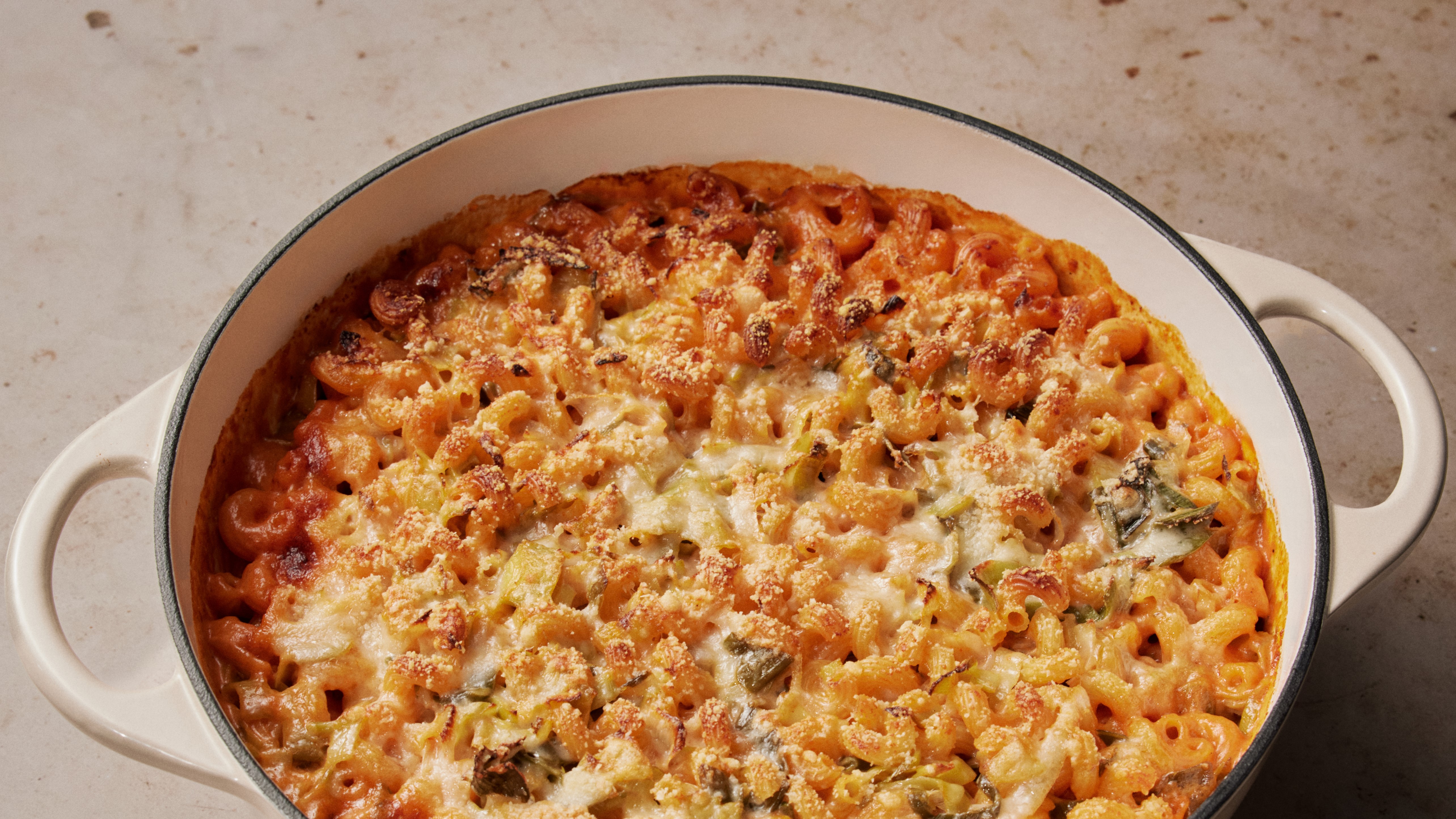 Elbow macaroni gratin alle cinque Pi