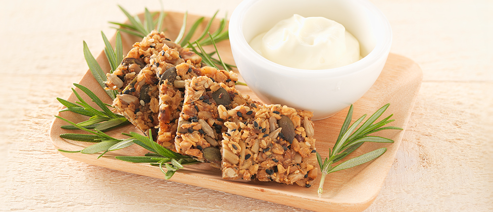 Knäckebrot mit Honig-Dip